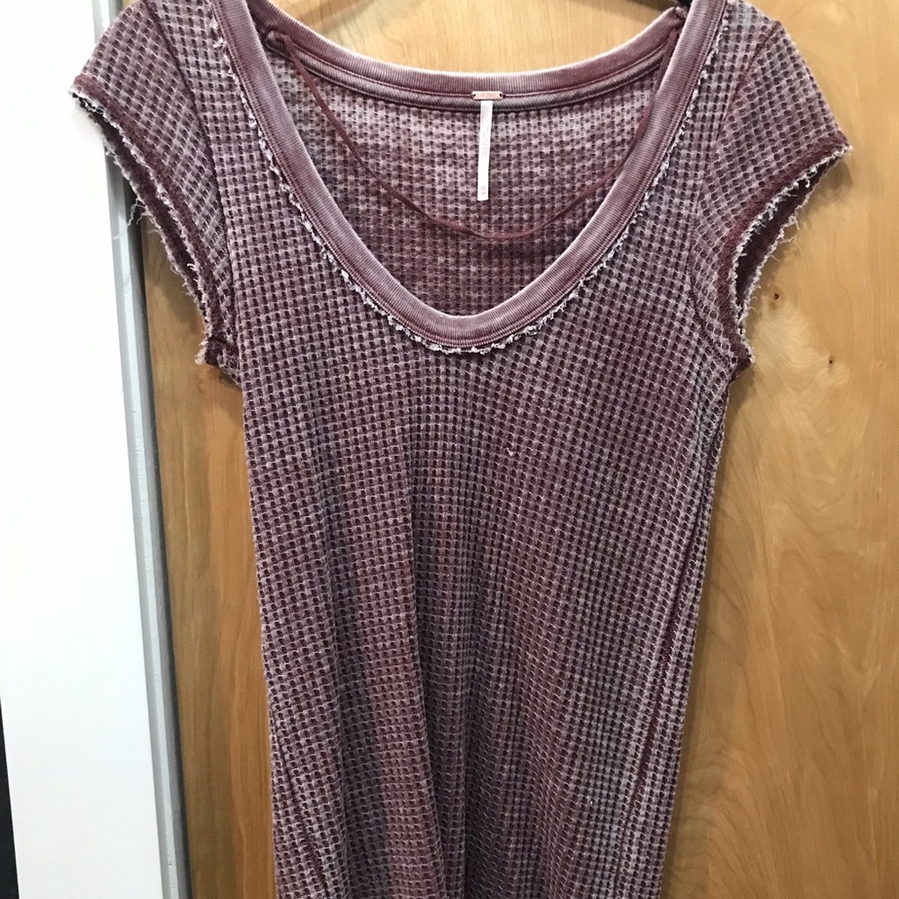 Free people waffle top
